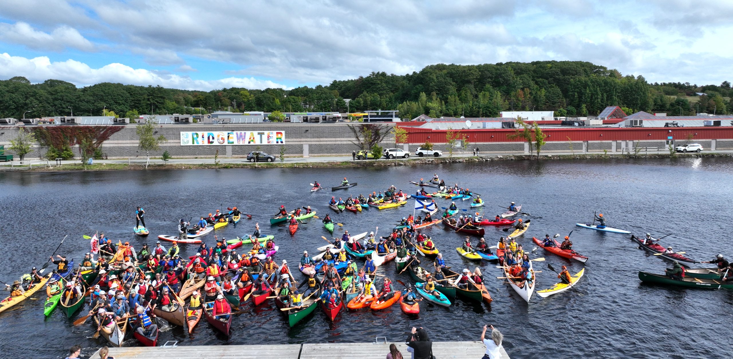 Parade of Paddlers, Pijinuiskaq Paddle Fest, Downtown Bridgewater 