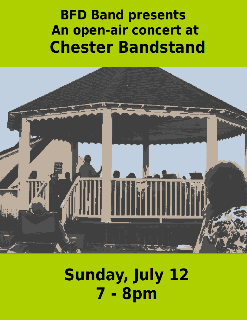 Concert at Chester Bandstand
