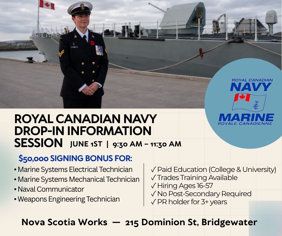 Royal Canadian Navy Drop-In Information Session