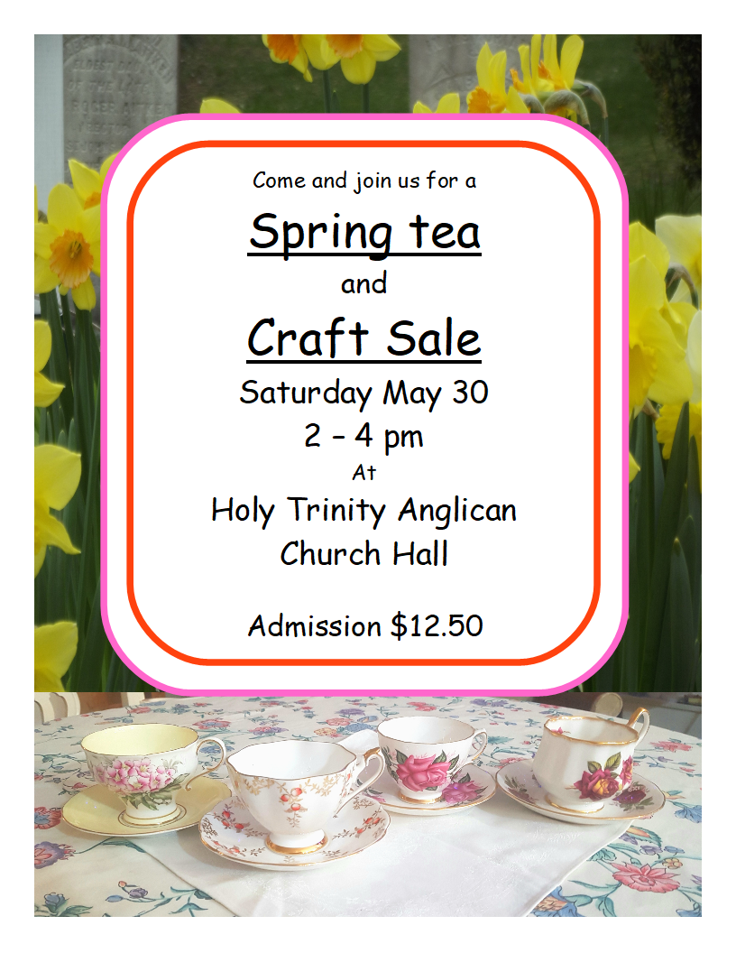 Spring Tea and Craft Sale