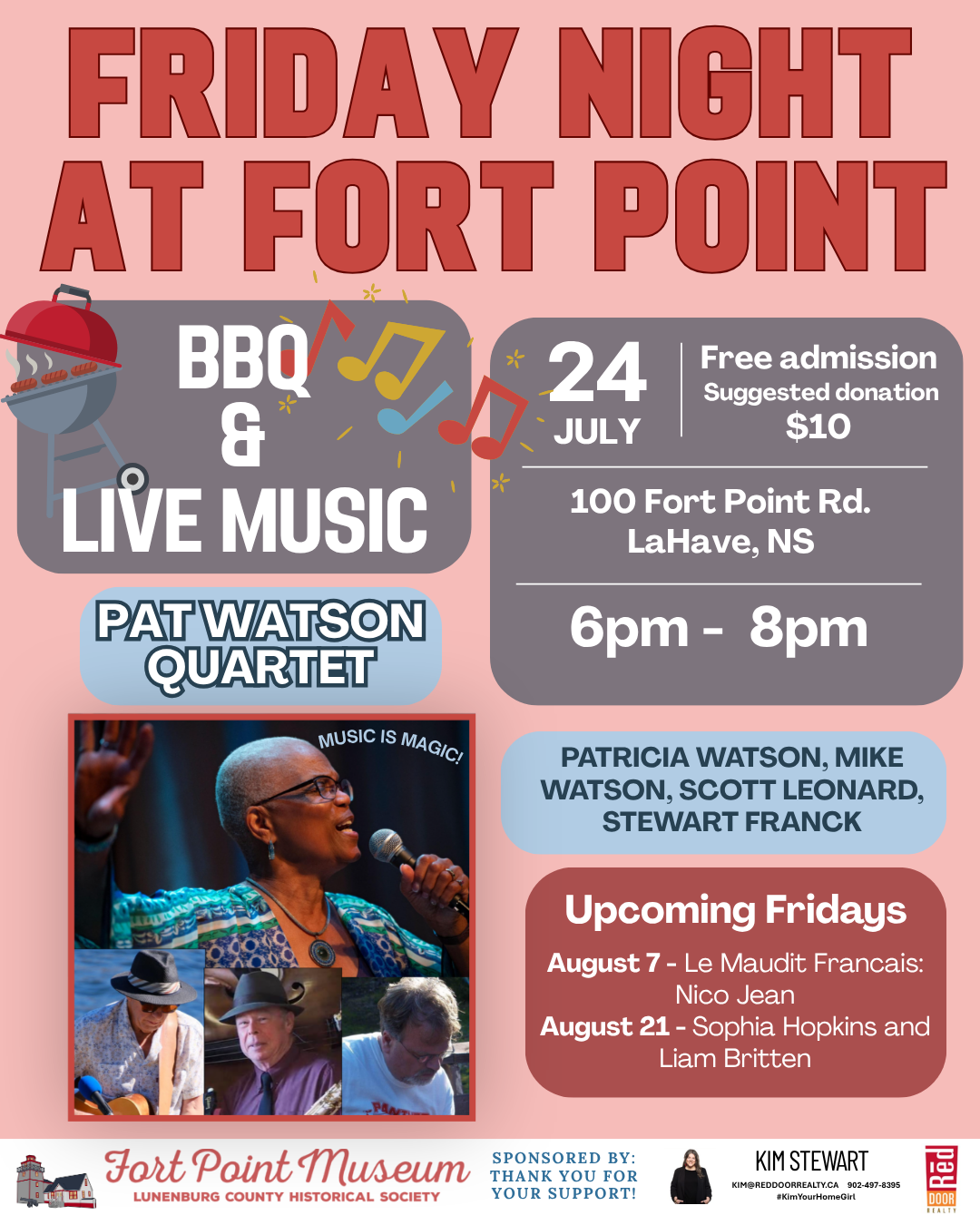 Music at Fort Point – Pat Watson Quartet