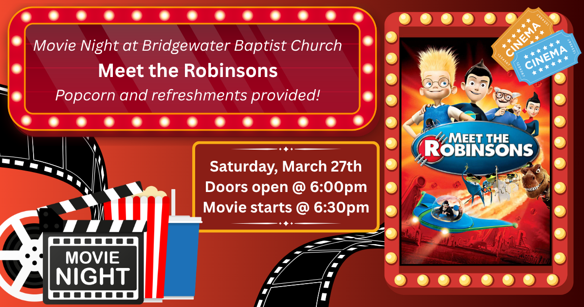 Movie Night at Bridgewater Baptist Church!