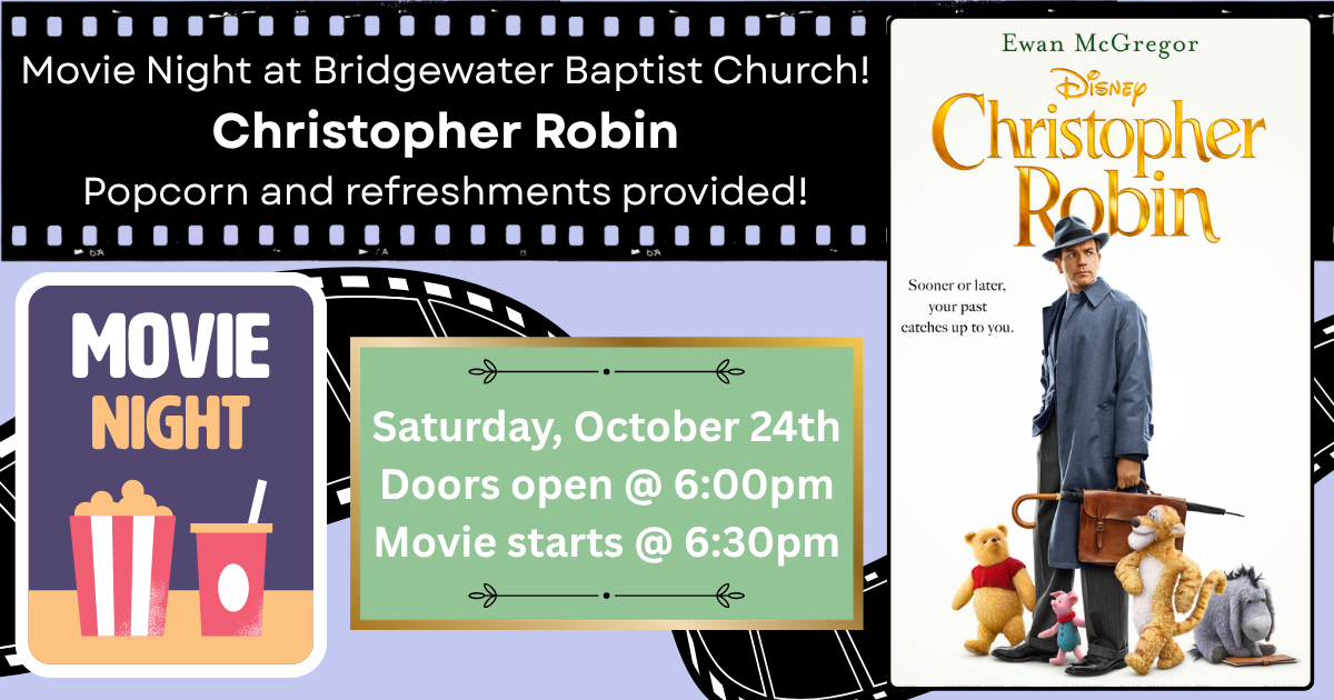 Movie Night at Bridgewater Baptist Church!