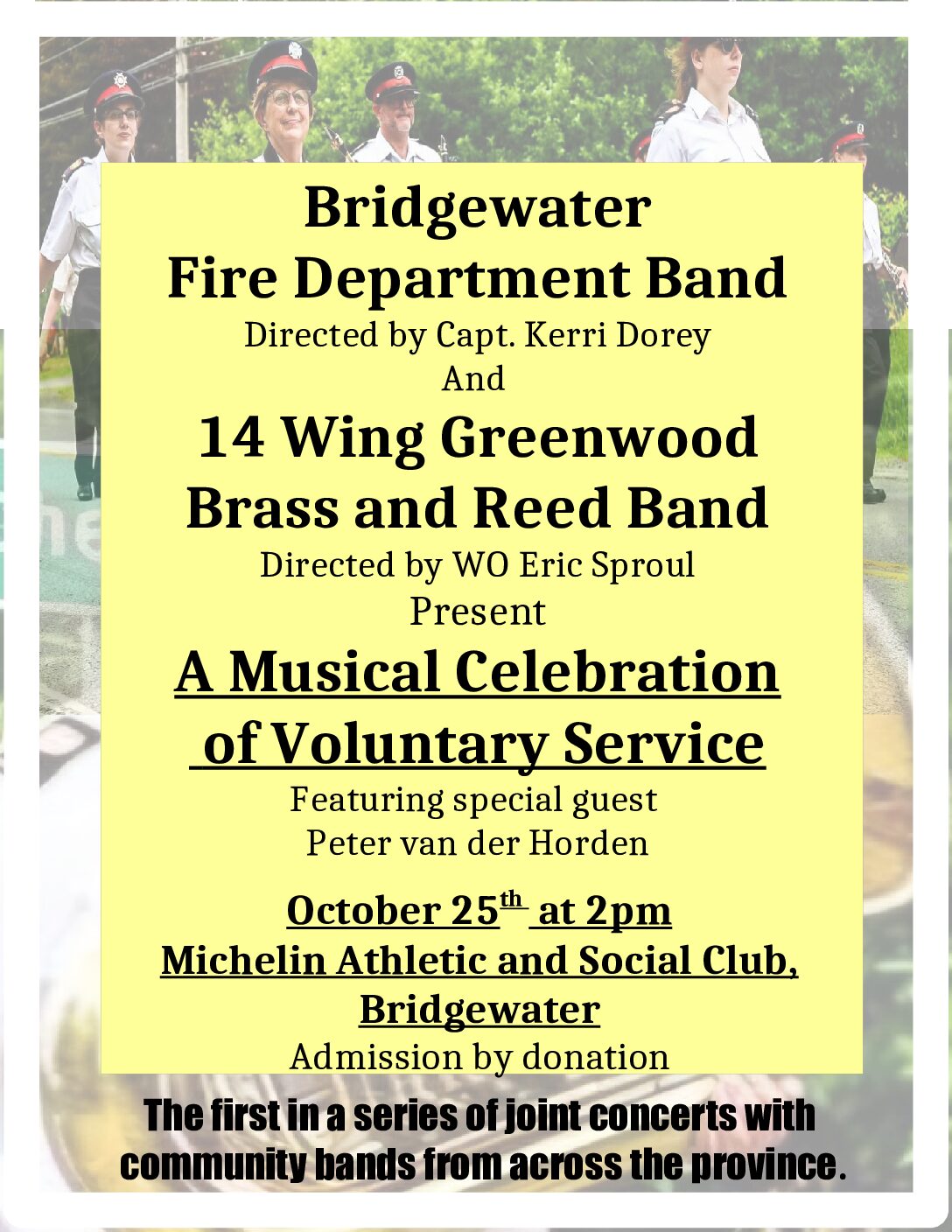 Fall Concert – A Musical Celebration of Voluntary Service
