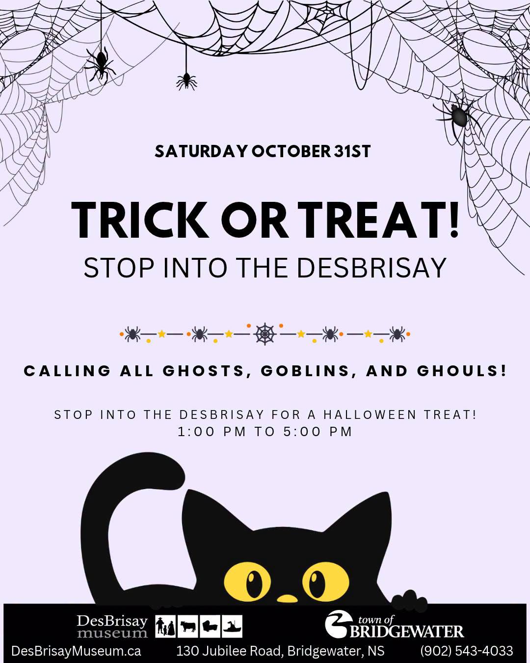 Halloween Treats at the DesBrisay Museum!