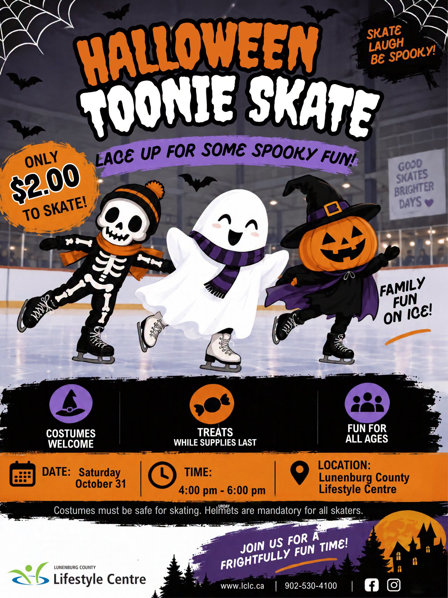 Halloween Toonie Skate!