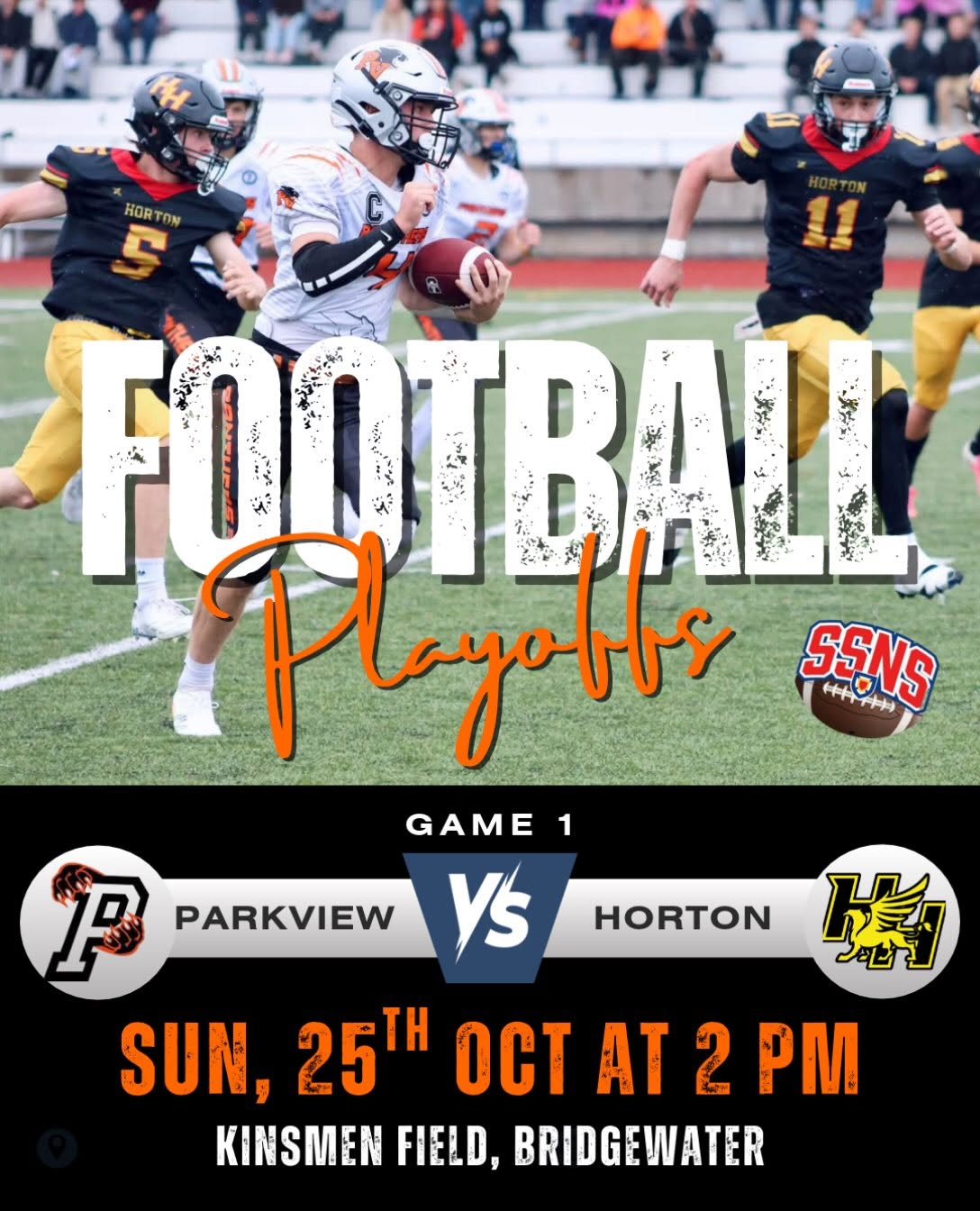 Park View Panthers Football Playoff Game!